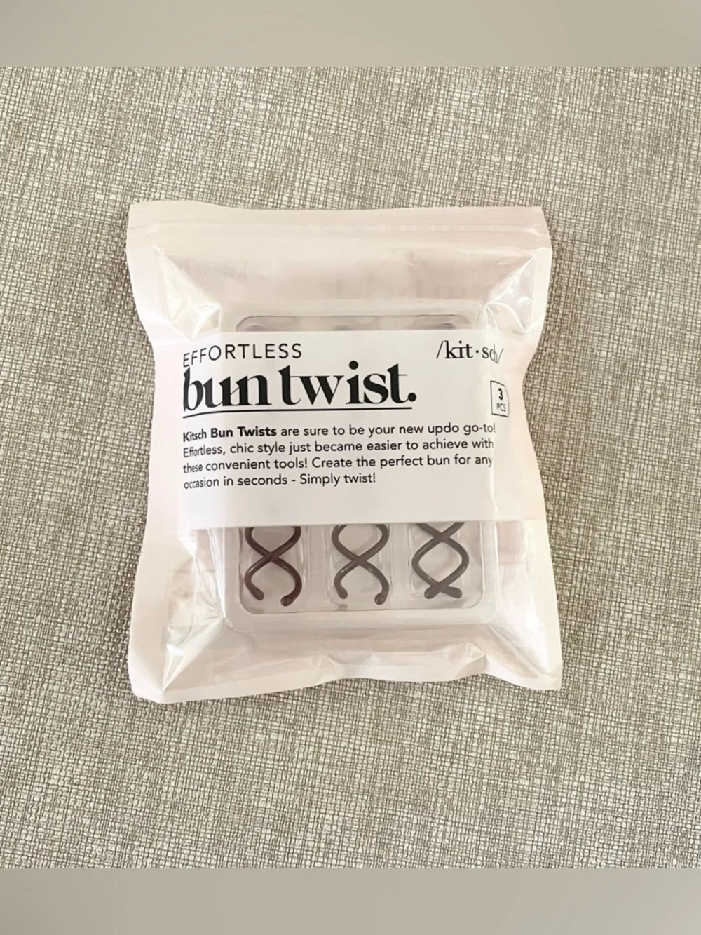 NIB Kitsch Bun Twists